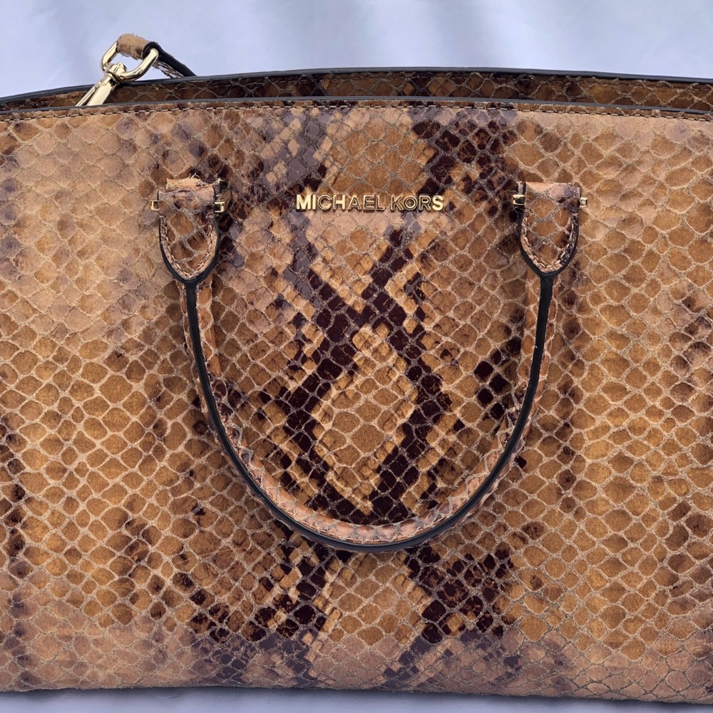 Michael Michael Kors Python Selma Tote - image 1
